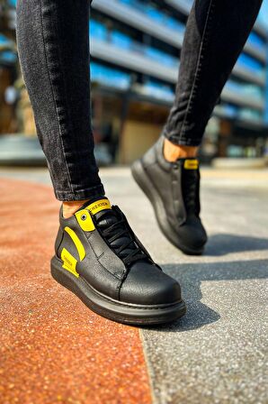 CH131 GST Frogner Erkek Bot SIYAH - SARI