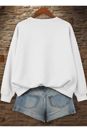Unisex Today is The Perfect Tasarım Basklı Bisiklet Yaka Sweatshirt