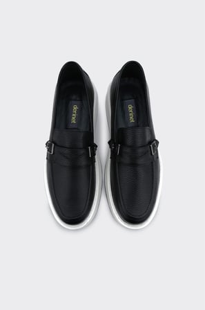 Comfort Taban Hakiki Deri Tokalı Erkek Loafer