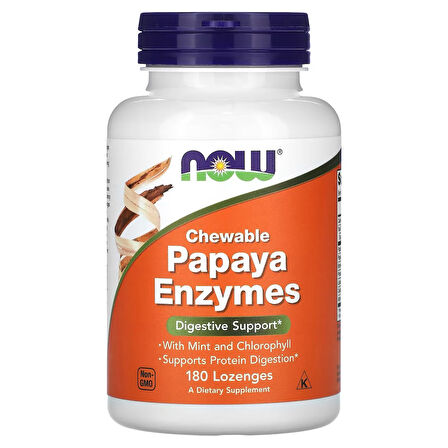 Papaya Enzymes  çiğnenebilir 180 tablet  (chewable )