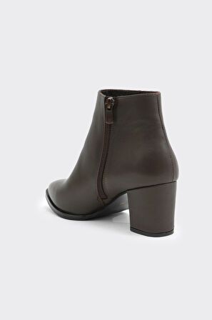 Hakiki Deri Topuklu Kadın Bot