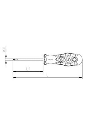 İzeltaş 4120 Yıldız Tornavida Kraft Ph1 4.5x80mm