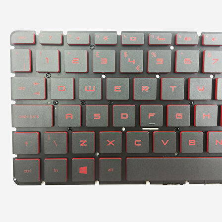 Hp Pavilion Gaming 15-ak000 Touch Klavye Siyah Türkçe Işıklı Kırmızı Tuş