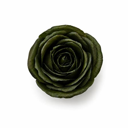 Koyu Yeşil Kokulu Kafa Gül 4,5 cm - 50 Adet