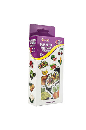 Manyetik Meyveler Ve Sebzeler Oyuncak Buzdolabına Yapışan Magnet Meyveler 26 Parça