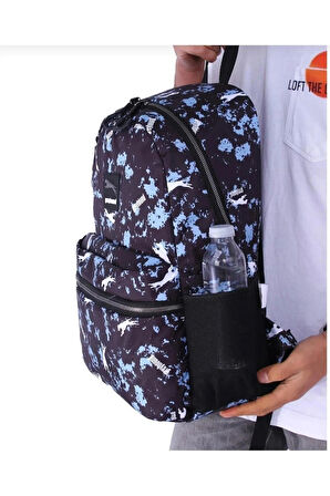 Geniş Hacimli Ekstra Dayanıklı -Su Geçirmez-Okul Çantası-Spor Çantası Çanta Mavi