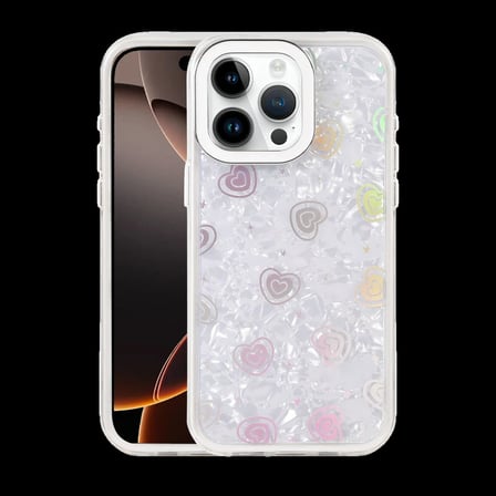 Apple iPhone 16 Pro Lumi Desenli Kapak - Beyaz