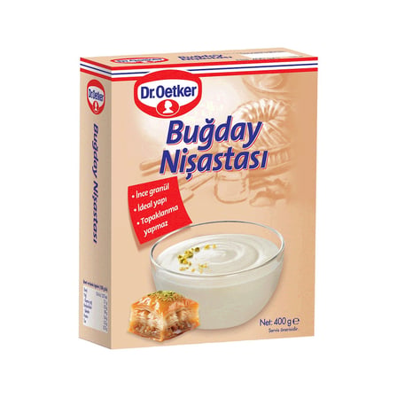 Dr. Oetker Buğday Nişastası 400 G - Pastacılık ve Tatlılar İçin