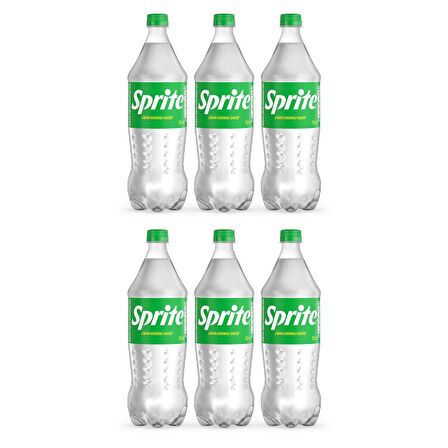 Sprite Gazoz 1 lt x 6 Adet