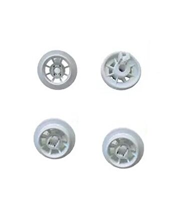 Beko Bulaşık Makinesi Alt Sepet Teker  Alt Sepet Tekeri 4 Adet Beyaz Renk