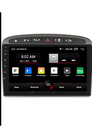 Peugeout 308/408 2007-2013 Model Uyumlu 4-32 Gb 9 Inç Multimedia Sistemi ( Görsel Temsilidir )