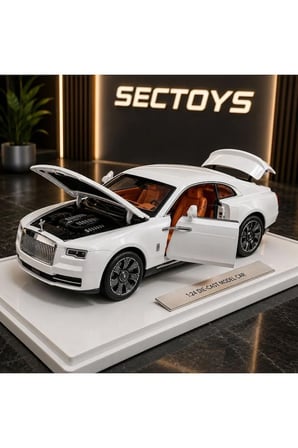 Rolls Royce Spectre Diecast Model Araba Açılabilir Kapılar PİLSİZ IŞIKSIZ Royce Rolls Diecast Model Araba