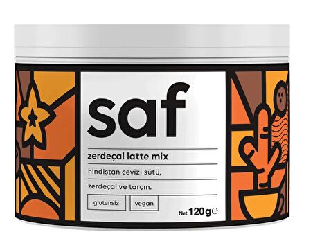 Saf Zerdeçal Latte Mix 120gr