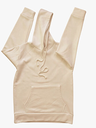 Kapüşonlu 3 İplik Sweatshirt