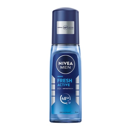 NIVEA MEN Erkek Pump Sprey Deodorant Fresh Active 75 Ml - 4 Adet