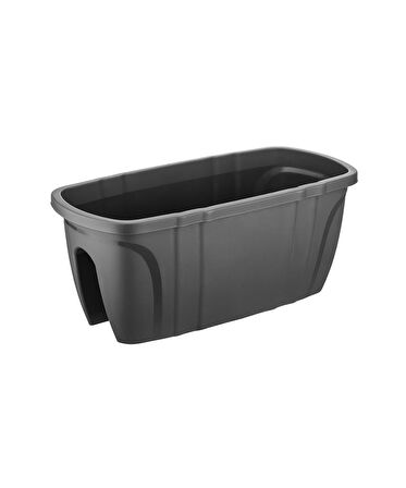 Omnipazar SY-5710 Opal Balkon Küpeşte Saksı No 1  Antrasit (116)