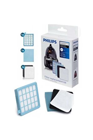 Philips Fc 8475 Powerpro Uyumlu Hepa Filitre Seti