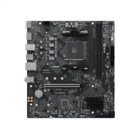 MSI PRO B550M-B AM4 DDR4 4600OC HDMI DP 2x M.2 USB 5Gbps mATX