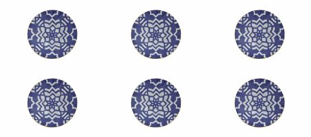 Porland Morocco Mor Ergonomik Çay Tabağı 12cm 6'lı 04AP021493