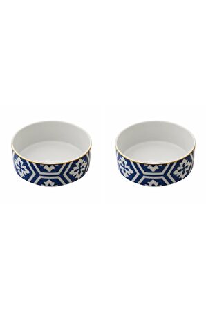 Porland Morocco Desen Mavi Kase 18cm 2'li 04AP021497