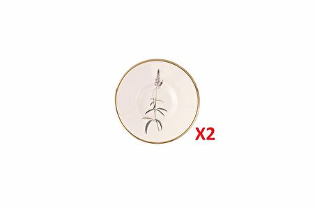 Porland Botanical Çay Tabağı 11cm 2'li 04ALM008013