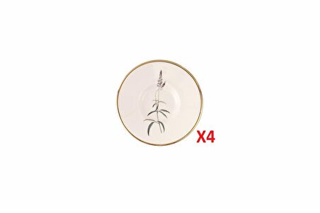 Porland Botanical Çay Tabağı 11cm 4'lü 04ALM008013