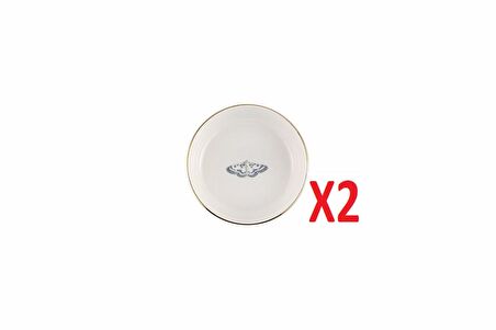 Porland Botanical Kelebek Desen Kase 10cm 2'li 04ALM007998