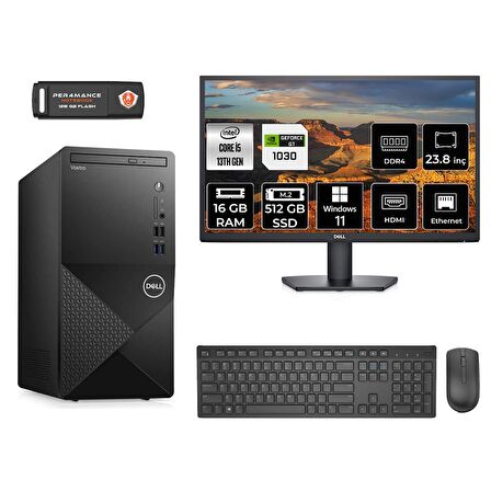 Dell Vostro 3020 i5 13400 16GB 512GB SSD GT1030/4GB W11P N2054VDT3020MTU MASAÜSTÜ PC & 23.8" MONİTÖR