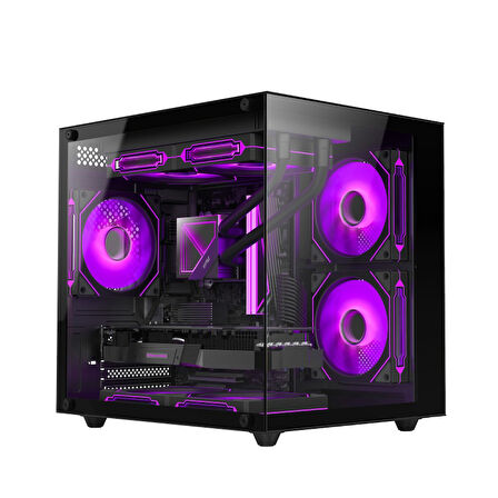 Xaser Cube X110 i5 10400F 16GB Ram 512GB M.2 NVMe SSD 8GB RX580 Masaüstü Oyuncu Bilgisayarı