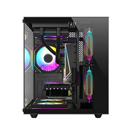 Xaser Cube X110 i5 10400F 16GB Ram 512GB M.2 NVMe SSD 8GB RX580 Masaüstü Oyuncu Bilgisayarı