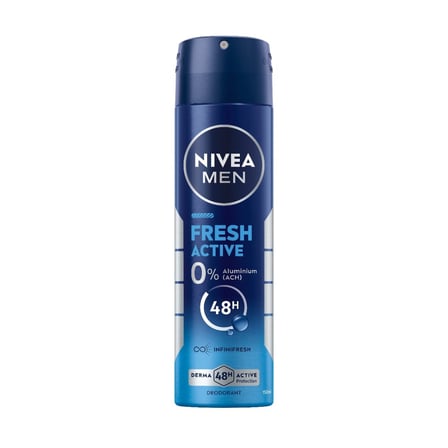 Nivea Men Erkek Spray Deodorant Fresh Active 150 Ml - 4 Adet