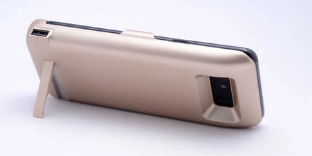 Samsung Galaxy S8 Standlı Şarjlı Bataryalı Kılıf Power Case