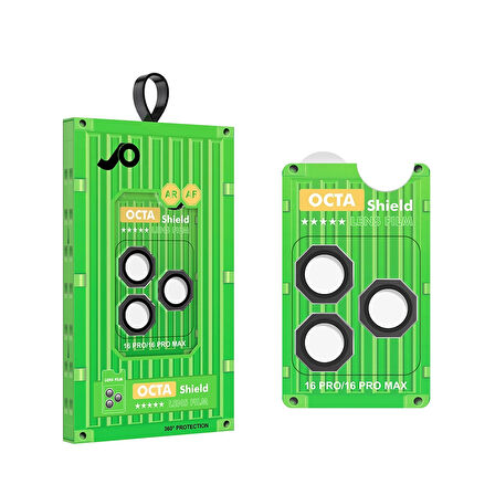 Apple iPhone 16 Pro Max Uyumlu CL-19 Kamera Lens Koruyucu