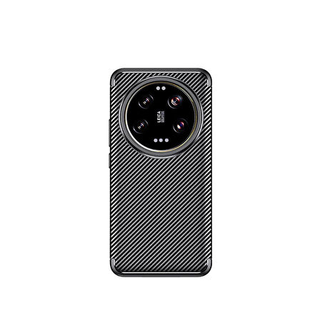 Xiaomi 15 Ultra Uyumlu Kılıf Karbon Tasarımlı Negro Silikon Kapak