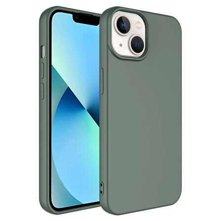 iPhone 14 Uyumlu Kılıf İç Yüzeyi Kadife LSR Lansman Kapak