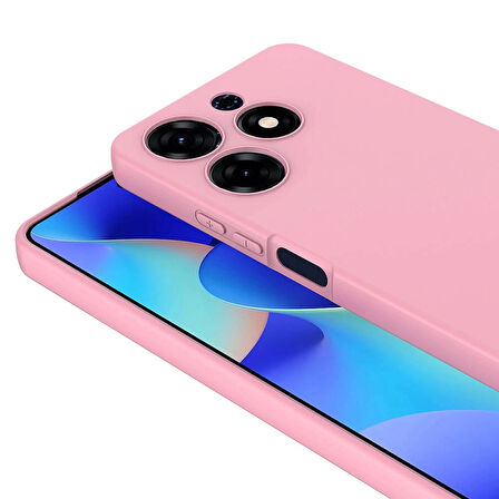 Tecno Spark 10 Pro Uyumlu Kılıf İç Yüzeyi Kadife Lansman Kapak