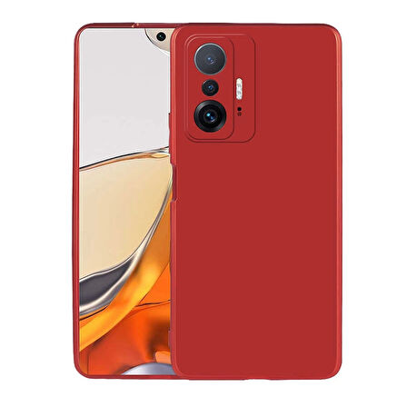 Xiaomi Mi 11T 5G Uyumlu Kılıf Pürüzsüz Premier Silikon Kapak