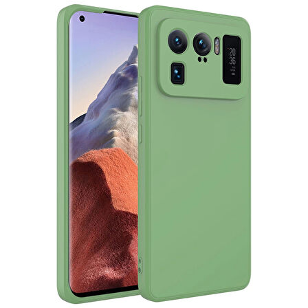 Xiaomi Mi 11 Ultra Uyumlu Kılıf İç Yüzeyi Kadife Lansman Kapak
