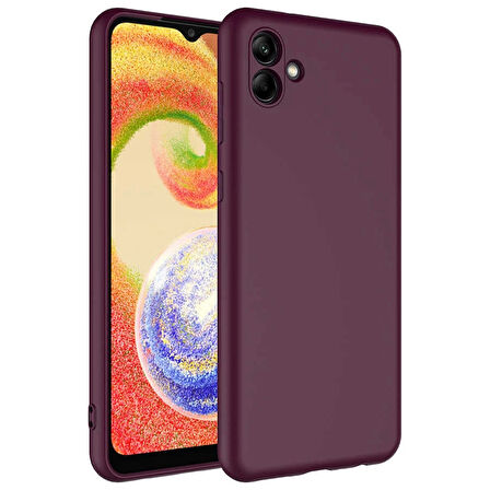 Samsung Galaxy A04 Uyumlu Kılıf İç Yüzeyi Kadife Lansman Kapak