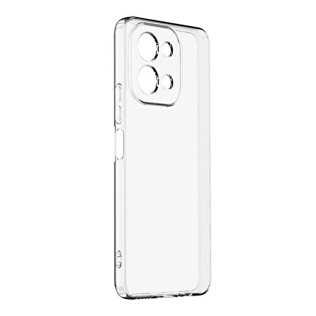 Vivo Y28 Uyumlu Kılıf Şeffaf Süper Silikon Kapak