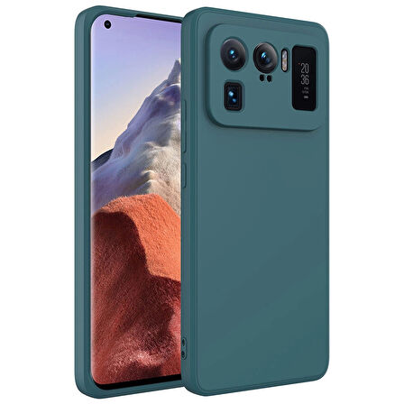 Xiaomi Mi 11 Ultra Uyumlu Kılıf İç Yüzeyi Kadife Lansman Kapak