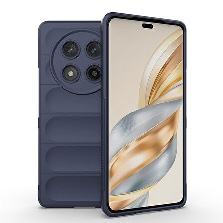 Honor Magic 7 Lite Uyumlu Kılıf Esnek TPU Oyuklu Arka Yüzey Tasarımlı Etnik Silikon Kapak