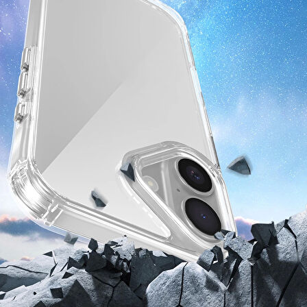 Apple iPhone 16 Uyumlu Kılıf Airbagli Takılabilir Askı Aparatlı Silikon Kapak