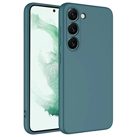 Samsung Galaxy S23 Plus Uyumlu Kılıf İç Yüzeyi Kadife Lansman Kapak