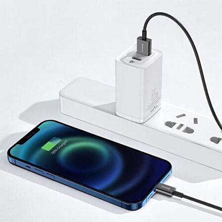 Baseus 1 Metre 2.4A Ultra Hızlı İphone Şarj Kablosu İphone 11 11 Pro Max Şarj Kablosu Hızlı Şarj