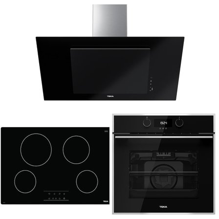 Teka Siyah Ankastre Set (HLB 840 SS BK -TB 770- DVT 98660 TBS BK)