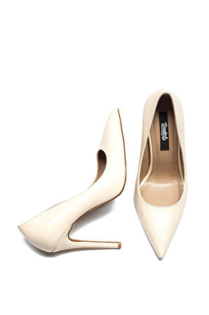 Kadın Sivri Burun Viola İnce Yüksek Topuklu Stiletto Ayakkabı 4135