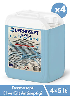 Dermosept Handplus El ve Cilt Antiseptiği 5 L - 4 Lü Paket
