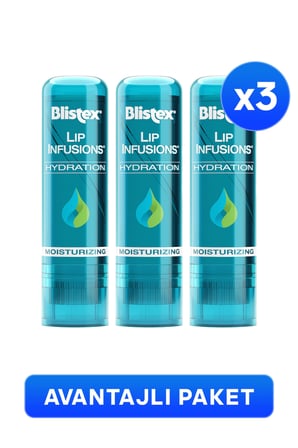 Uzun Süreli Nemlendirici Dudak Bakımı Lip Infusions Hydration 3,7g X3 Adet