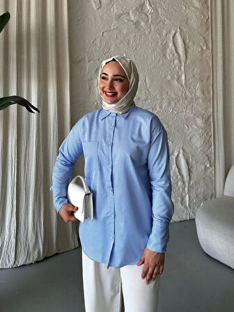 Lumia Tesettür Gömlek TNS-4138